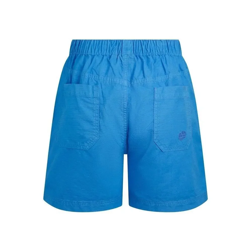 Weird Fish Azure Blue Deeley‎ Ripstop 100% Cotton Outdoor Shorts Size 14 NEW~NWT